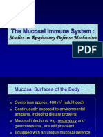 The Mucosal Immune System:: Studies On Respiratory Defense Mechanism