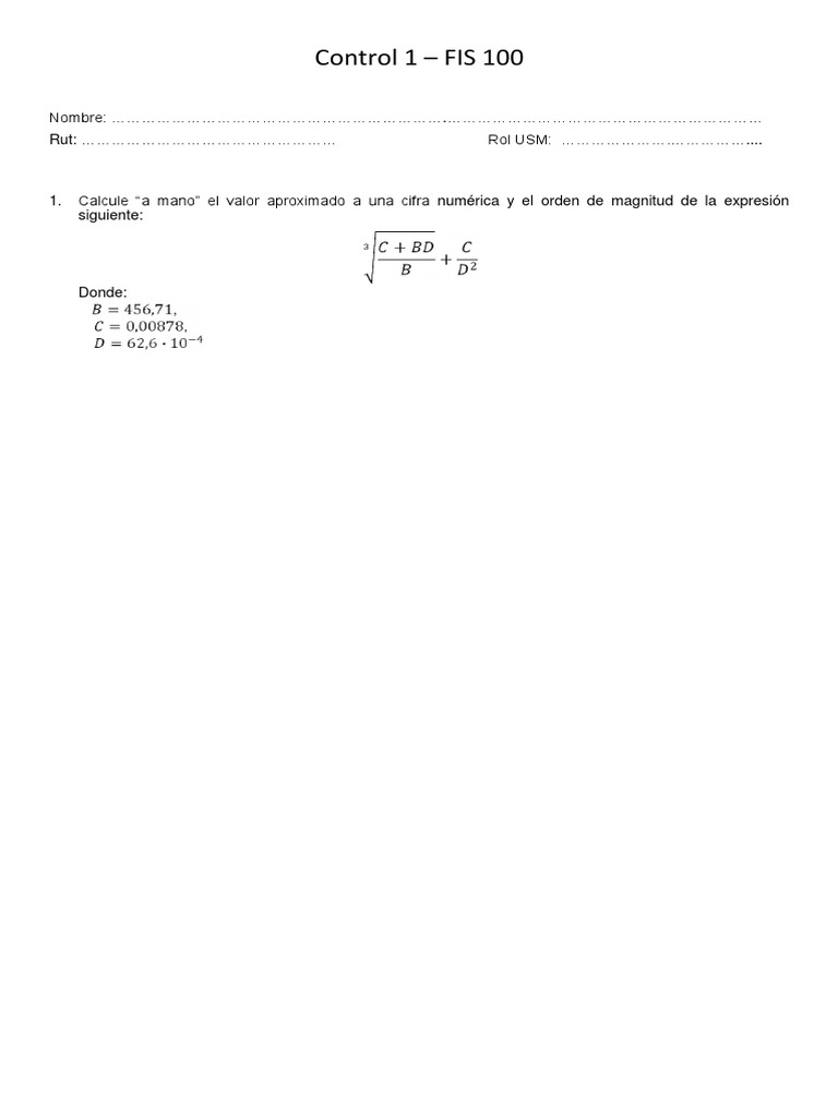 Control 1 PDF | PDF