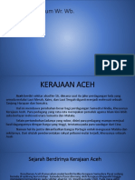 Penjelasan Kerajaan Aceh