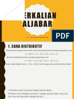 Perkalian Aljabar