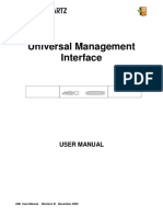 UMI User Manual