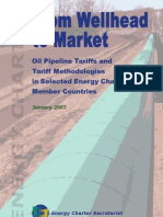 From Wellhead To Market - Oil Pipeline Tariffs and Tariff Methodologies in Selected Energy Charter Member Countries (2007)