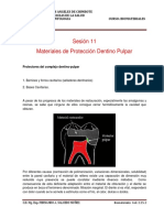 Materiales protectores dentino pulpar