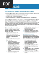 1 Health System Key Components PDF