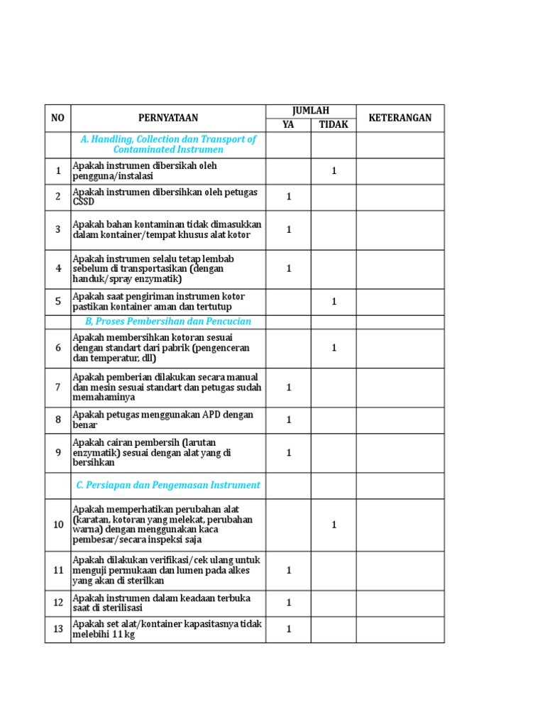 Proses Sterilisasi dan Pembersihan Alat Medis | PDF