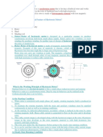 Synchronous Motor Hysteresis Losses Ferromagnetic Material