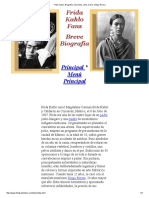 Frida Kahlo, Biografía, Resumida, Corta, Breve, Diego Rivera