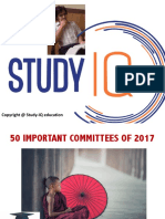 50 Mostimportant Committeesof 2017 by Study IQ