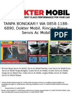 GARANSI UANG KEMBALI!! WA 0858-1188-6890, Dokter Mobil, Servis Mobil Matic Murah Di Jakarta