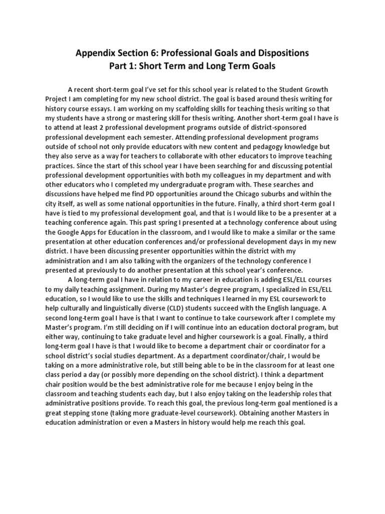 Appendix Section 6 | PDF | English As A Second Or Foreign Language ...