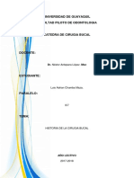 Historia de La Cirugia Bucal