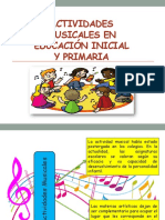 Acvidades Musicales en Nivel Inicial y Primaria