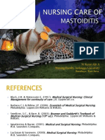 Mastoiditis NCP Sensory Perception