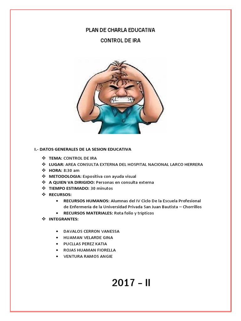 Control de la Ira en Consulta Externa | PDF | Ira | Sicología
