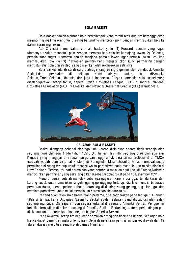 Kliping Permainan Bola Basket Beserta Gambarnya Ar Production