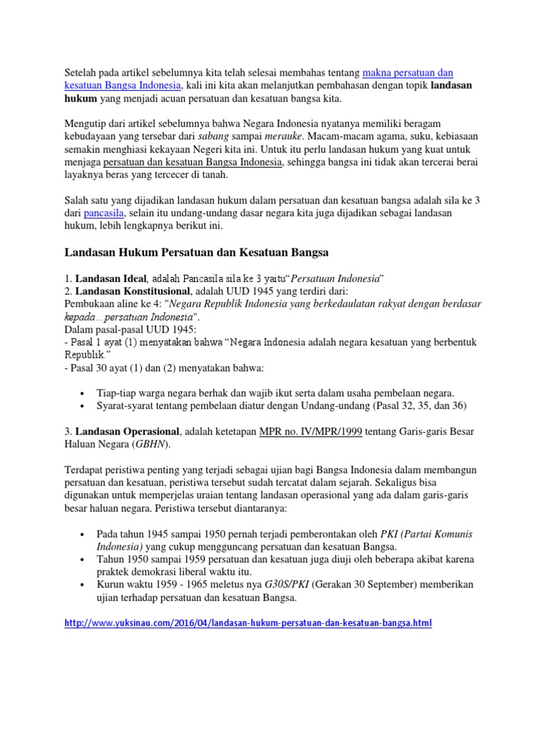 Sebutkan Landasan Konstitusional Upaya Pembelaan Negara Sebutkan Mendetail