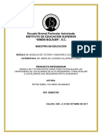 Modelo de Tutoría Entre Pares para Potencializar Las Capacidades de Los Alumnos de Alto Desempeño y para Auxiliar A Los Alumnos Que Requieran Apoyo Académico