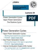 L24 - Rankine Cycle