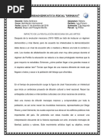 Ensayo Revolucion Mexicana, ARTE