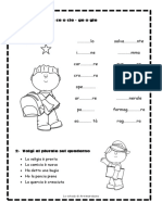 Ce Cie Ge Gie Cia Gia Esercizi PDF