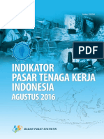 Indikator Pasar Tenaga Kerja Indonesia Agustus 2016