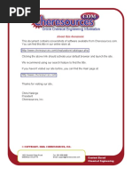 PRESSURE Relief Valve EXCEL SHEETS