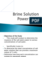 Brine Solution Power Bank