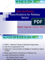 Geo-Synthetics: Specifications For Railway Sector
