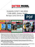 DIJAMIN CEPAT!! WA 0858-1188-6890, Dokter Mobil, Usaha Servis Ac Mobil Kelapa Gading