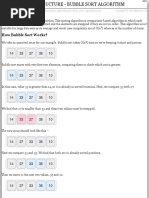 Data Structures and Algorithms Bubble Sort