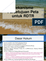 Mekanisme Persetujuan Peta Untuk RDTR