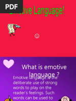 Emotive Language Example