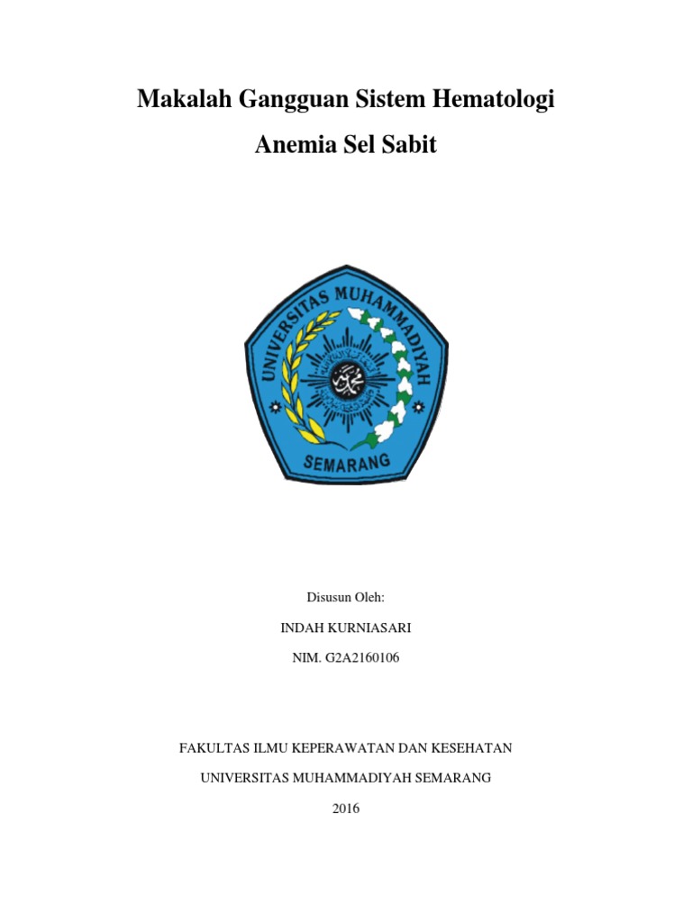 Buku Anemia Makalah Anemia Sel Sabit