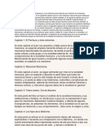 Bueno en El Primer Capítulo El Pachuco y Sus Extremos Pues Trata de Que Nosotros Los Mexicanos Buscamos Nuestra Identidad