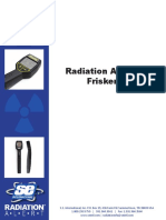 Radiation Frisker Operation Manual English