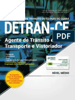 2017 - Detran Ce - N Vel M Dio Agente de TR Nsito e Transporte e Vistoriador 1/concurso