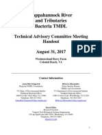 Rappahannock River and Tributaries Bacteria TMDL meeting August 2017