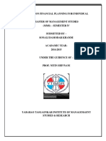 Financial Planning For Individual