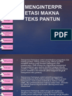 Menginterpretasi Makna Teks Pantun SMT 1