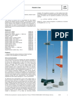 LEP 1.3.01 Hooke's Law: Related Topics