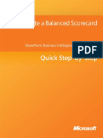 Create a Balanced Scorecard