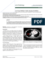 Diagnosis of Pericardial Cyst Using Multiple Cardiac Imaging Modalities 2167 7964 1000208