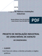 Ante Projeto de Usina de Asfalto