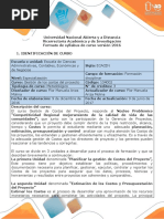 Syllabus Del Curso Gestión de Los Costos Del Proyecto