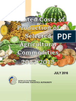 2013-2015 CRS of Selected Commodities