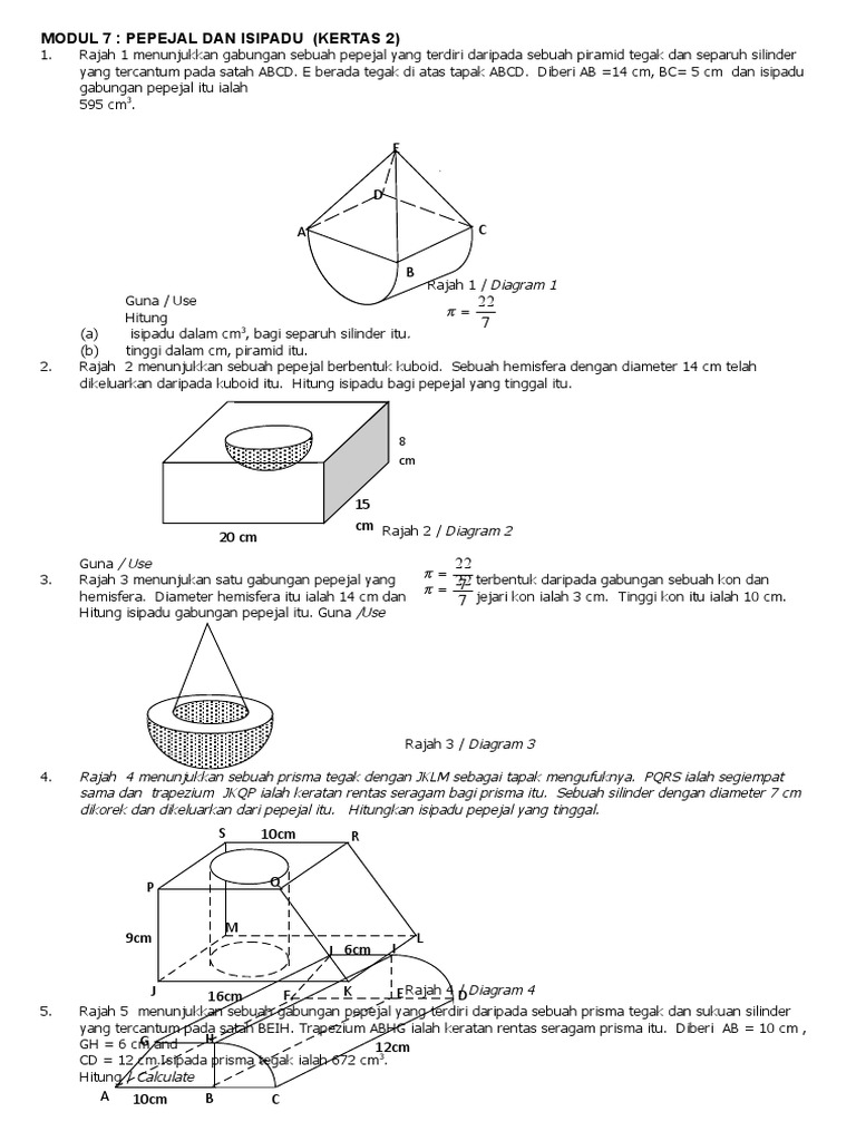 Modul 7 Pepejal Isipadu K2 Pdf