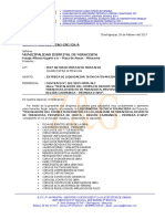 Carta N° 005-2017-Z&G MUNI MIRACOSTA DE LIQUIDACION DE OBRA COMPLEJO DEPORTIVO