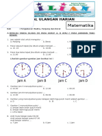 Soal Matematika Kelas 2 SD Bab 4 Pengkuran Waktu, Panjang Dan Berat Dan Kunci Jawaban (Www.bimbelbrilian.com)