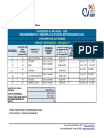 Formato Para Elaborar Cronograma de Actividades