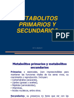 METABOLITOS PRIMARIOS Y SECUNDARIOS - CLASE 3.pptx